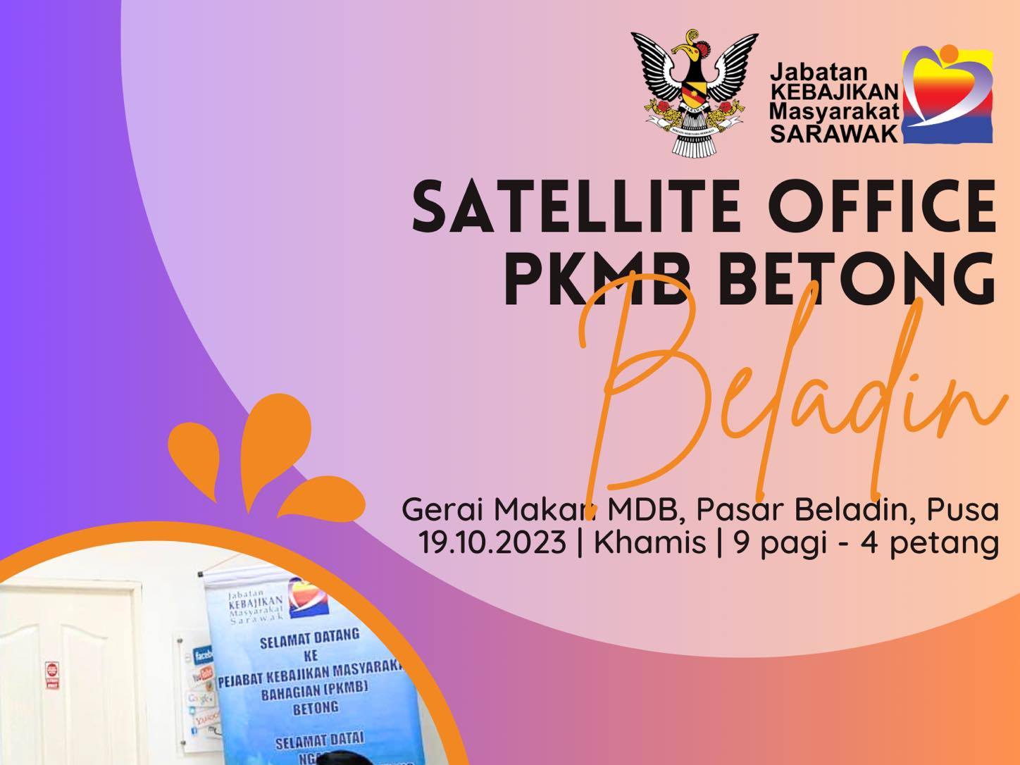 PEMBUKAAN KAUNTER SATELLITE OFFICE DI BELADIN